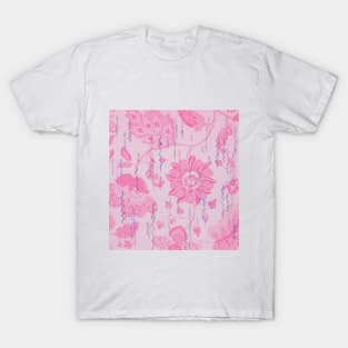 Floral Pattern Design T-Shirt